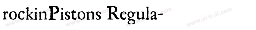 rockinPistons Regula字体转换